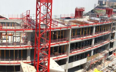 Wirquin project modern construction near Velodrome stadium in Marseille
